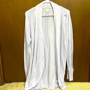 Lilac oversized cardigan